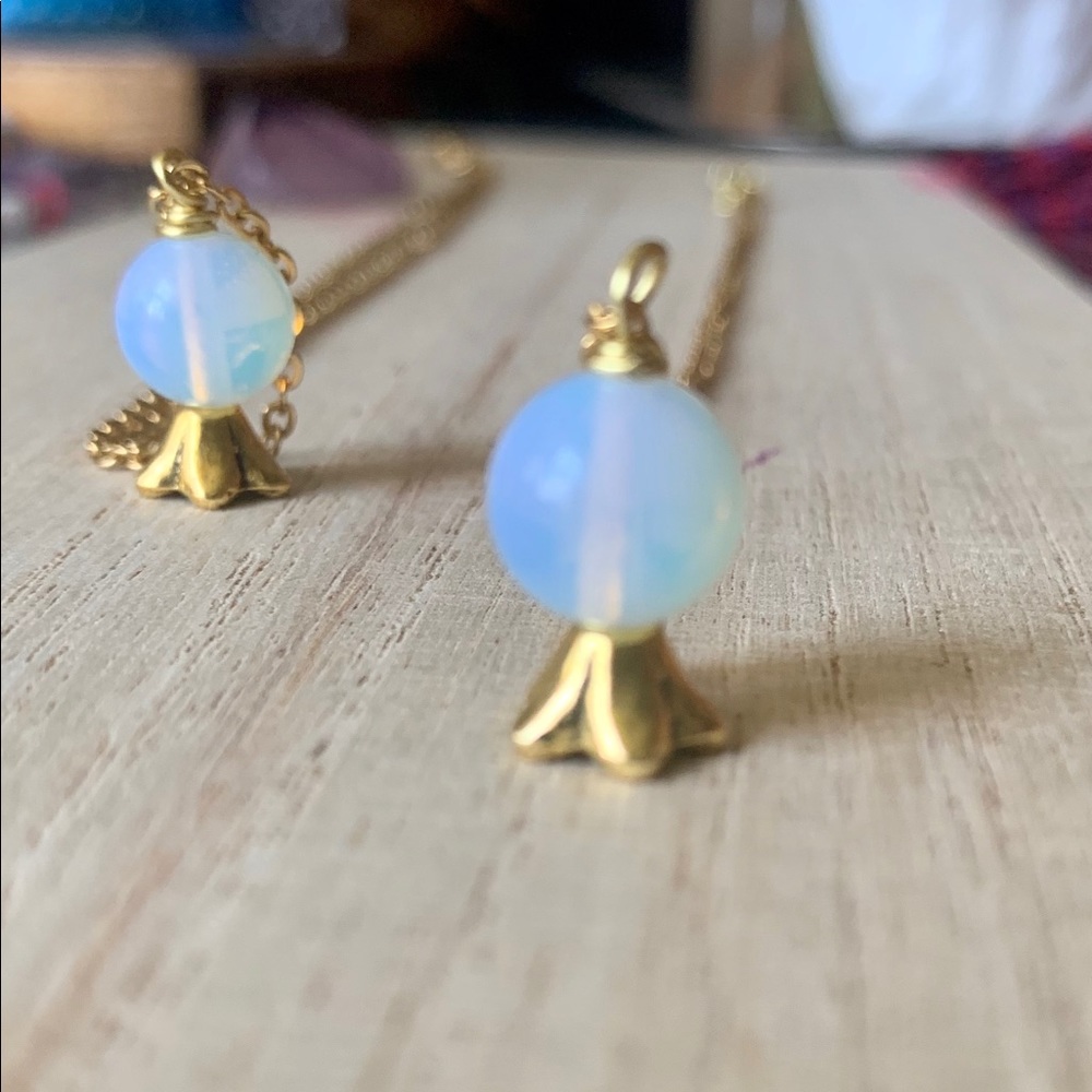 SOLD out Crystal ball necklace 🔮